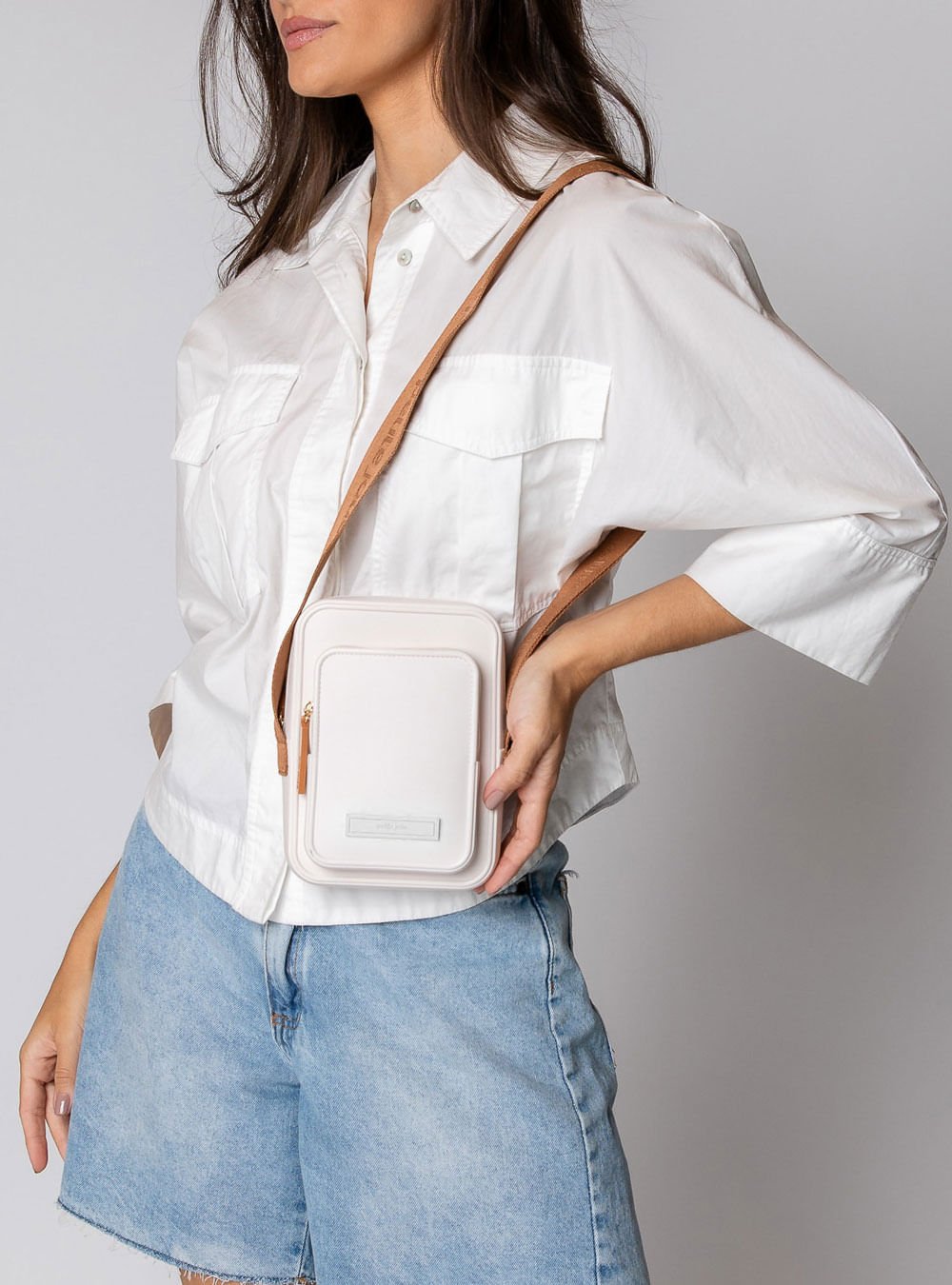 Bolsa Petite Jolie Ted White/Doce De Leite II PJ10085 Branco 4