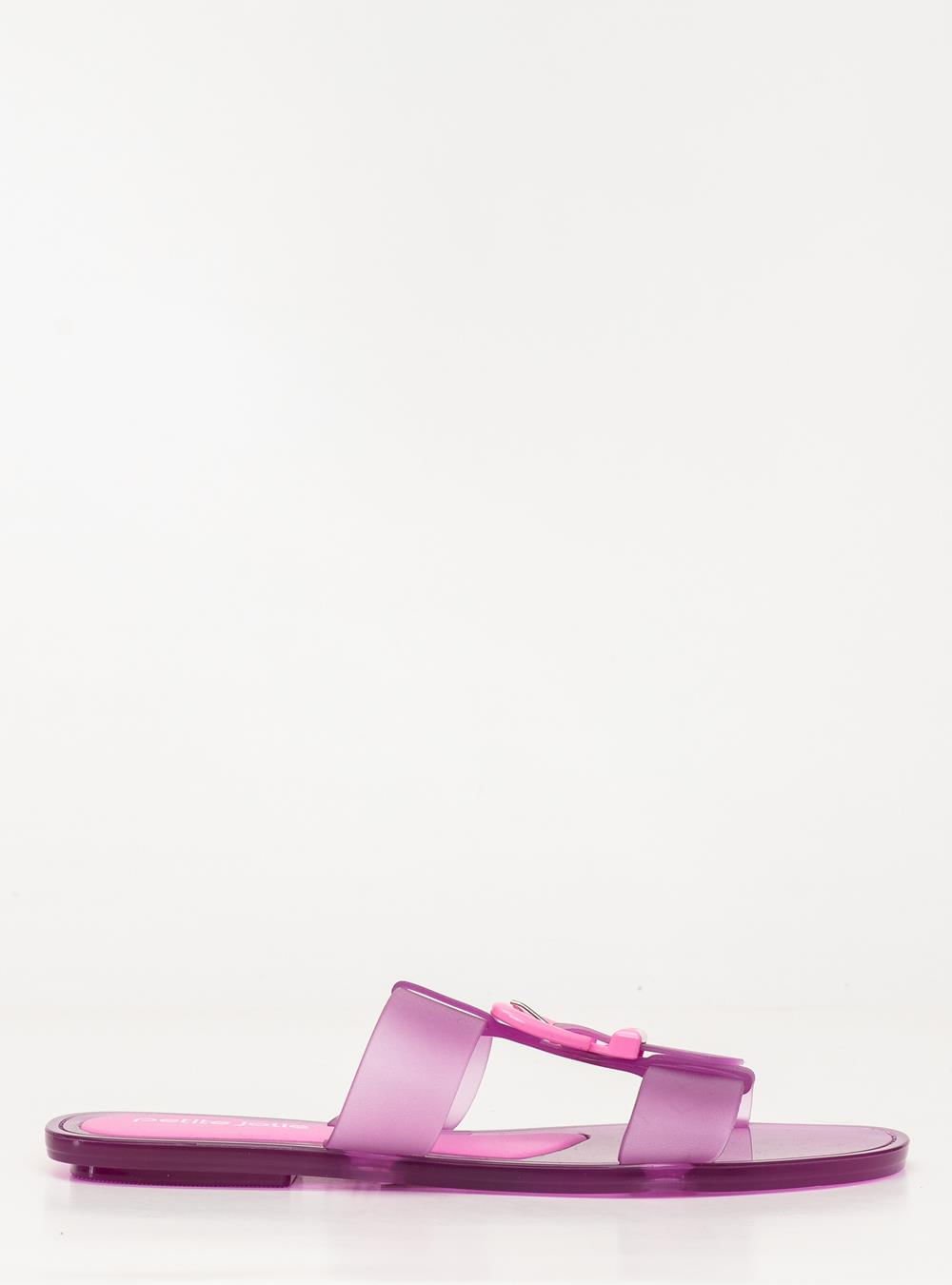 Chinelo Petite Jolie Jimmy Chiclete Translúcido PJ7662