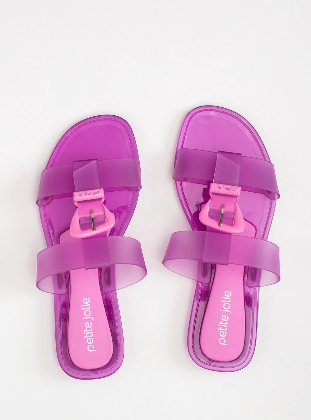 Chinelo Petite Jolie Jimmy Chiclete Translúcido PJ7662 Rosa 3