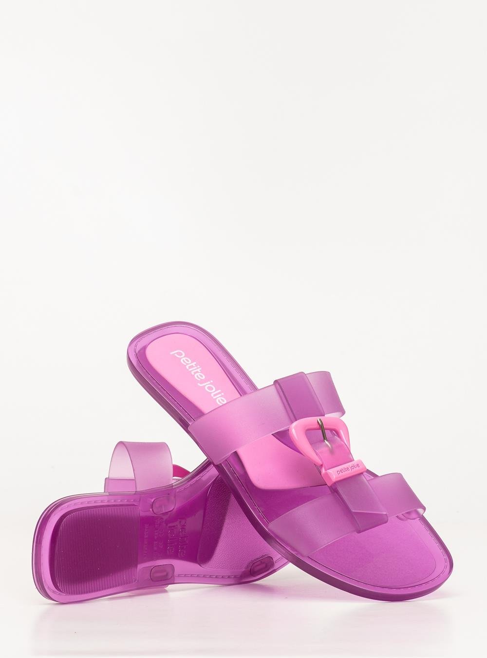 Chinelo Petite Jolie Jimmy Chiclete Translúcido PJ7662 Rosa 5