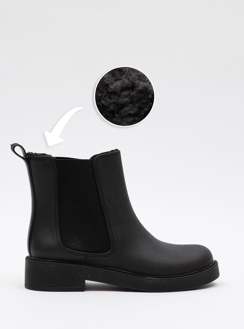 Bota Petite Jolie Boston Preto PJ7207