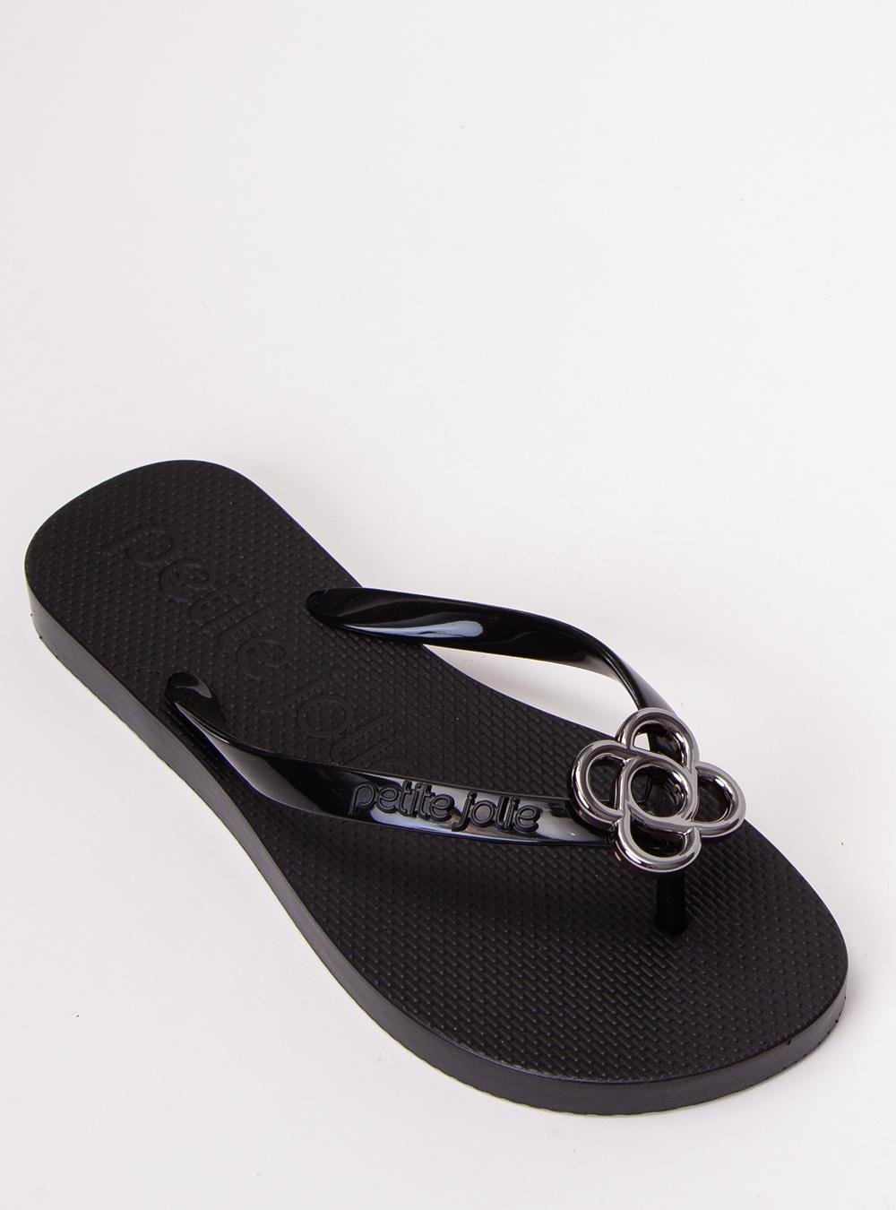 Chinelo Petite Jolie Fresh Preto/Grafite PJ6979 Preto 3