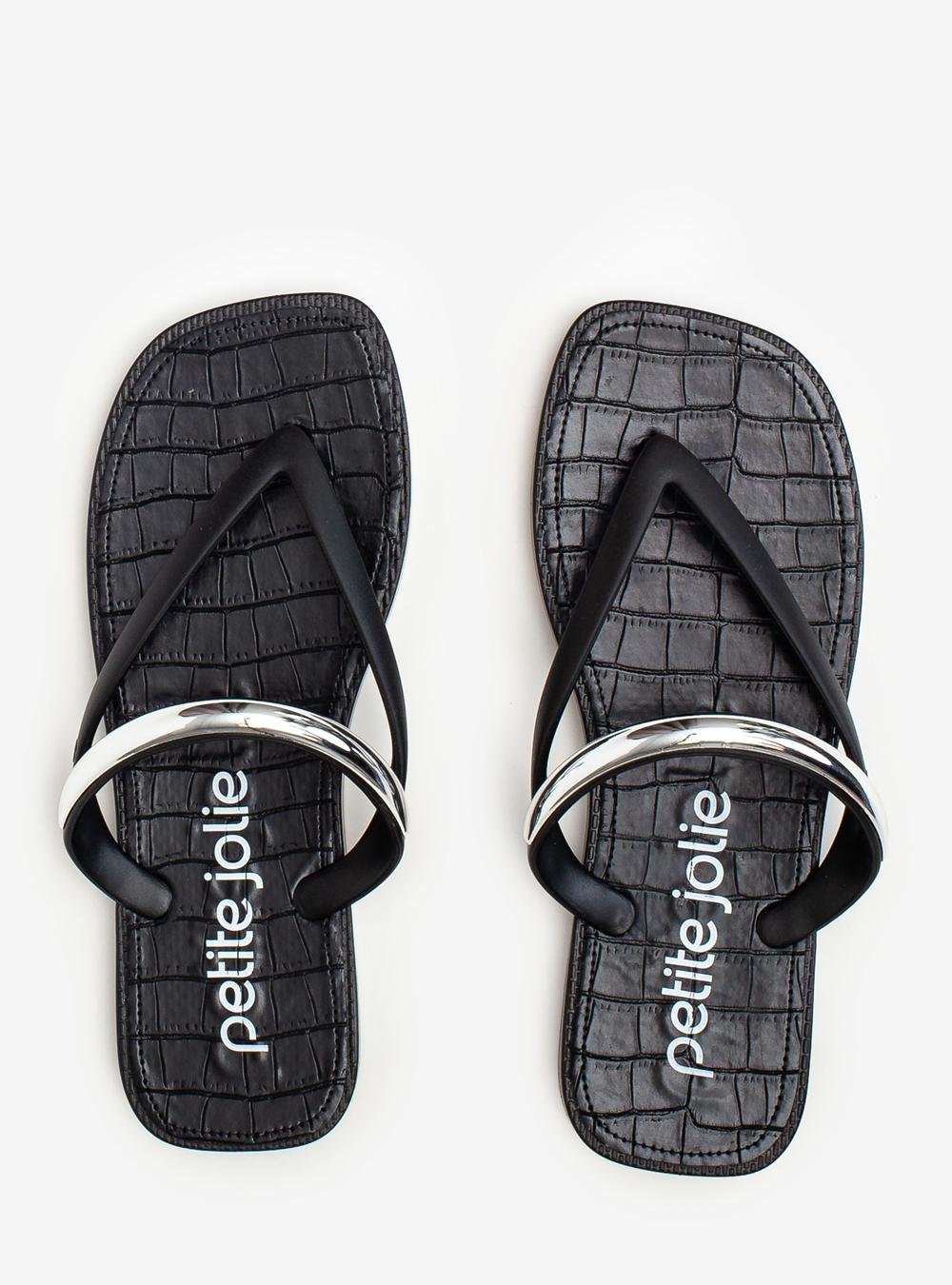 Chinelo Petite Jolie Buzios Preto PJ7770CX Preto 4
