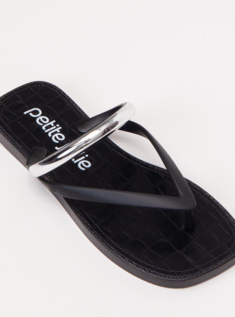 Chinelo Petite Jolie Buzios Preto PJ7770CX Preto 5