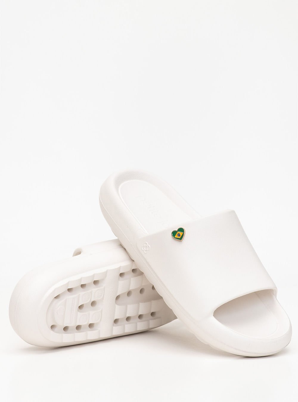 Chinelo Petite Jolie Hug White PJ7794