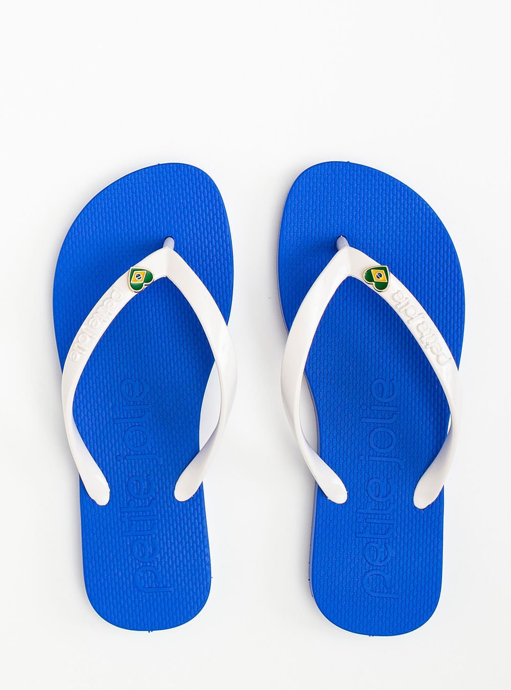 Chinelo Petite Jolie Fresh White/Royal PJ7796 Branco/Azul 3