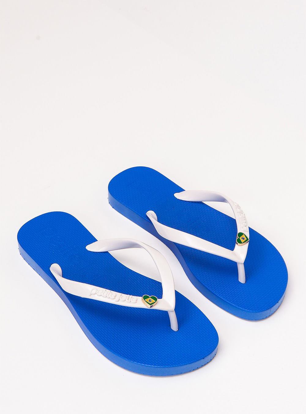 Chinelo Petite Jolie Fresh White/Royal PJ7796 Branco/Azul 4