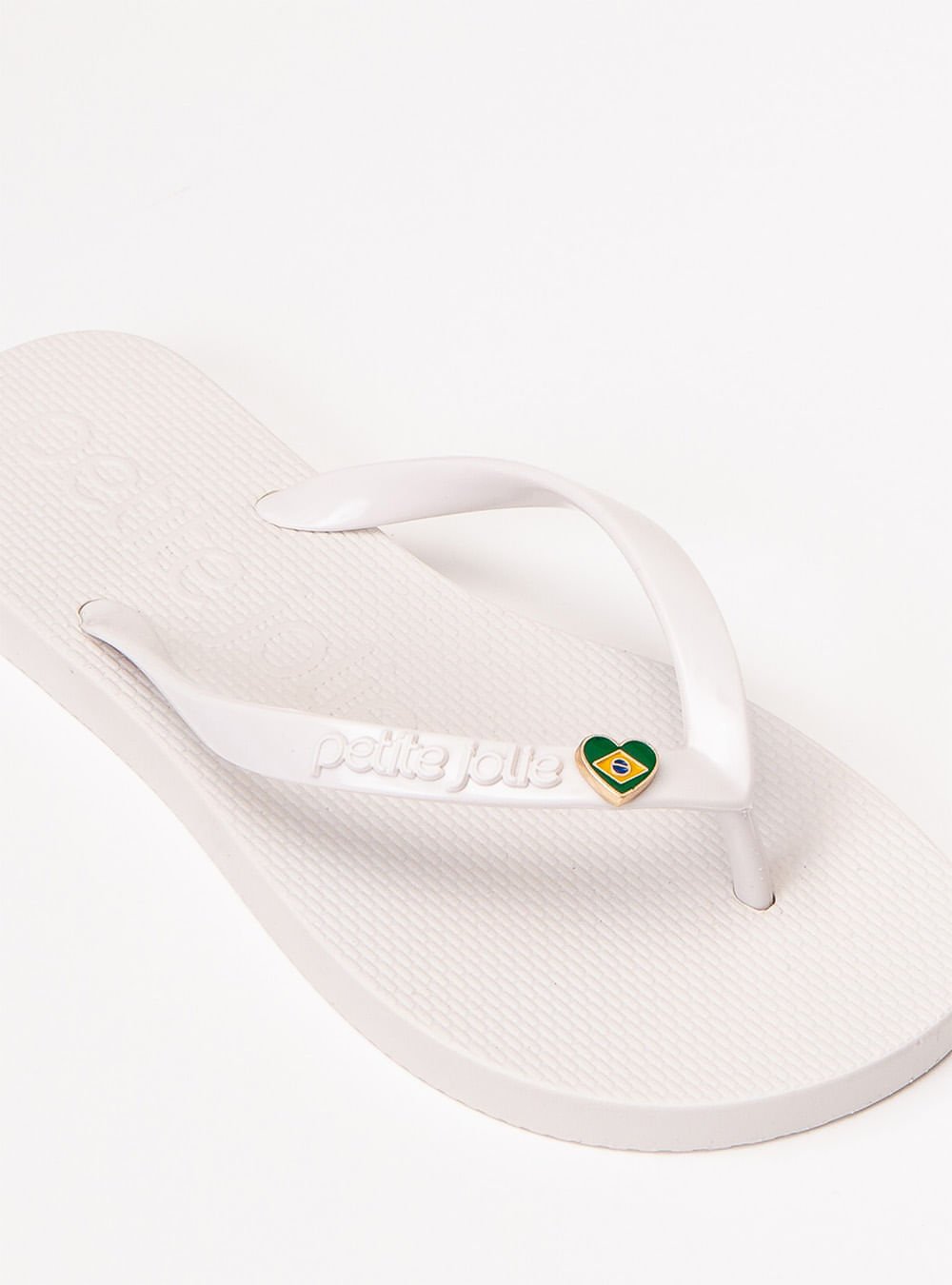 Chinelo Petite Jolie Fresh White PJ7796 Branco 5
