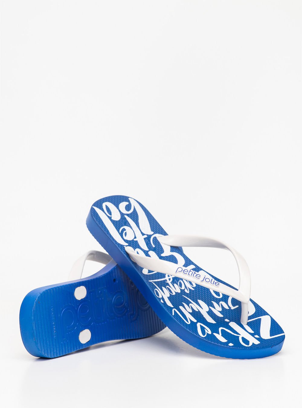Chinelo Petite Jolie Fresh White/Copa 1 PJ6969 Azul/Branco 2