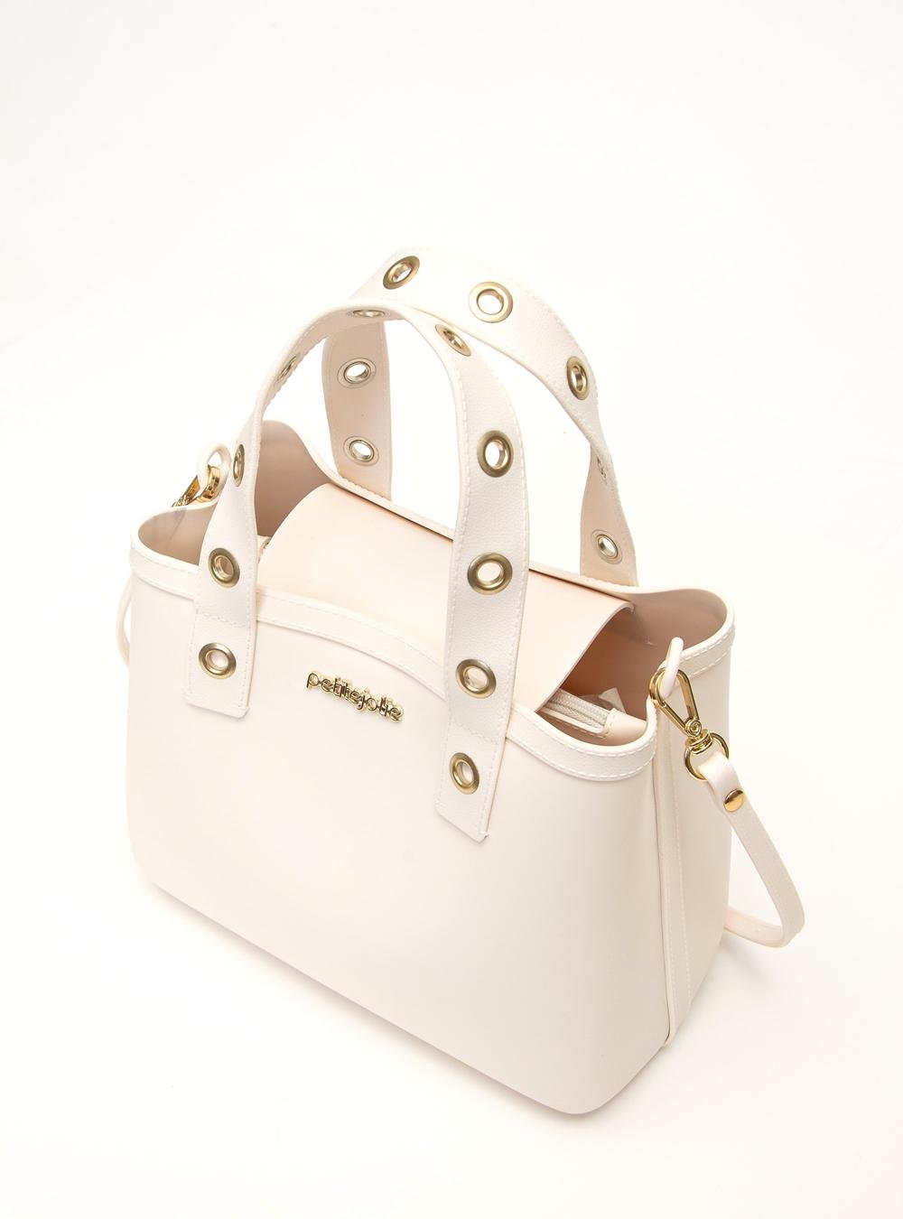 Bolsa Petite Jolie Secret Creme PJ11384 Branco 3