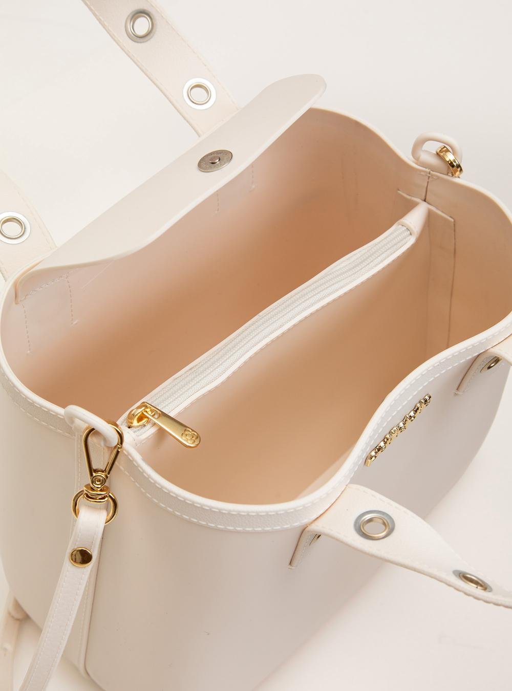 Bolsa Petite Jolie Secret Creme PJ11384 Branco 5