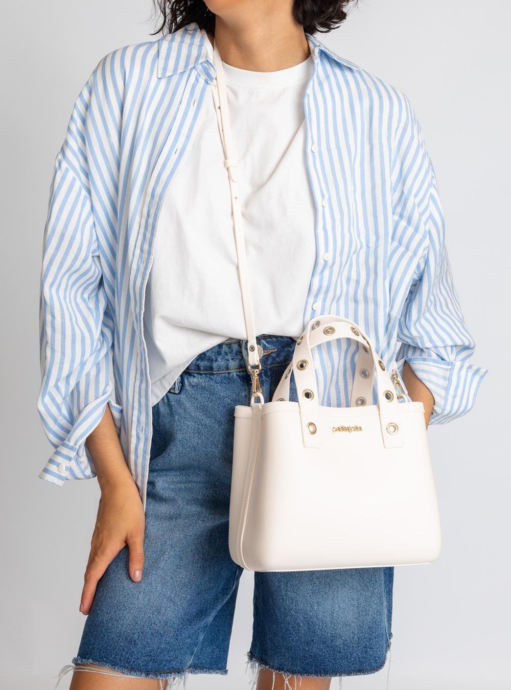 Bolsa Petite Jolie Secret Creme PJ11384 Branco 6