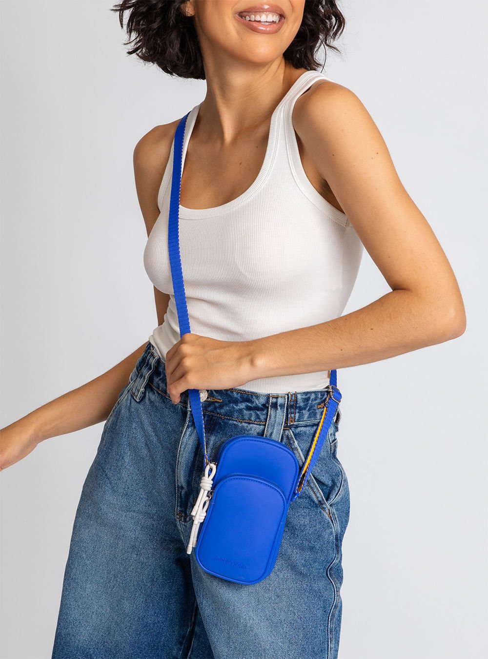 Bolsa Petite Jolie Fervo Royal/Amarelo PJ11355 Azul 6