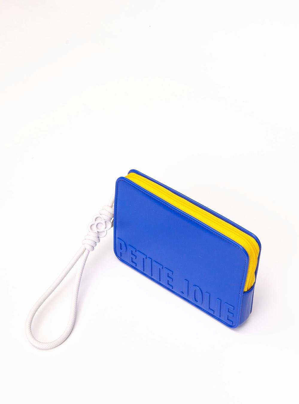 Carteira Petite Jolie Push Royal/Amarelo PJ20167 Azul 2