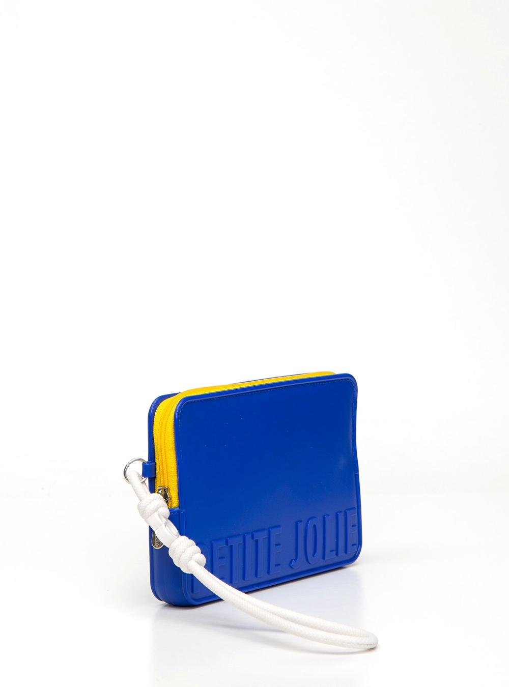 Carteira Petite Jolie Push Royal/Amarelo PJ20167 Azul 3