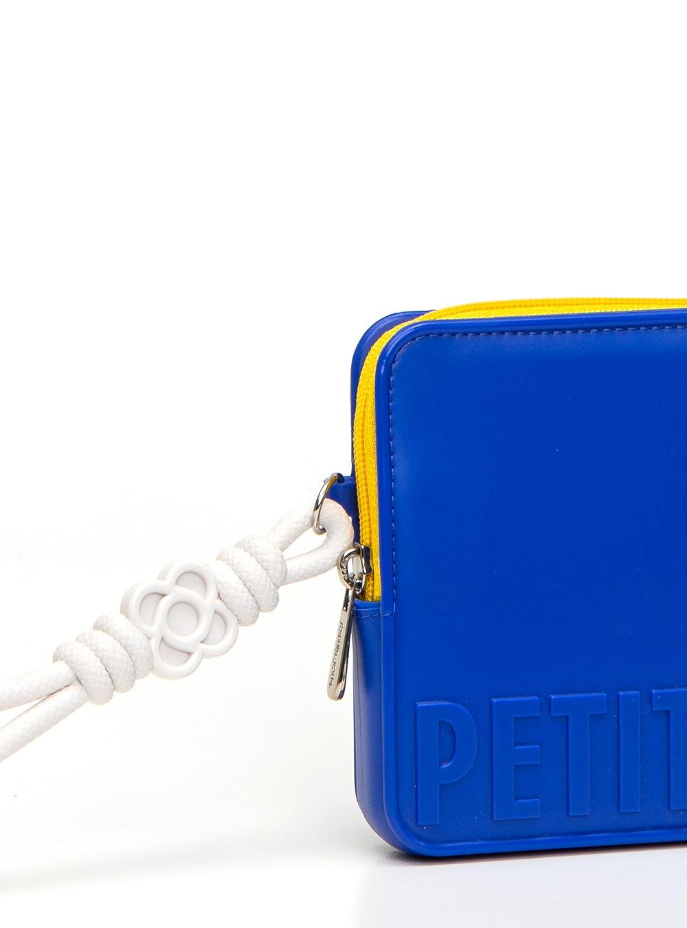 Carteira Petite Jolie Push Royal/Amarelo PJ20167 Azul 5