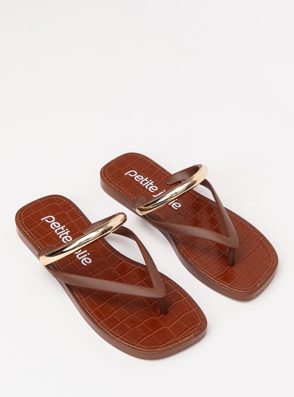 Chinelo Petite Jolie Buzios Chocolate PJ7770CX Marrom 3