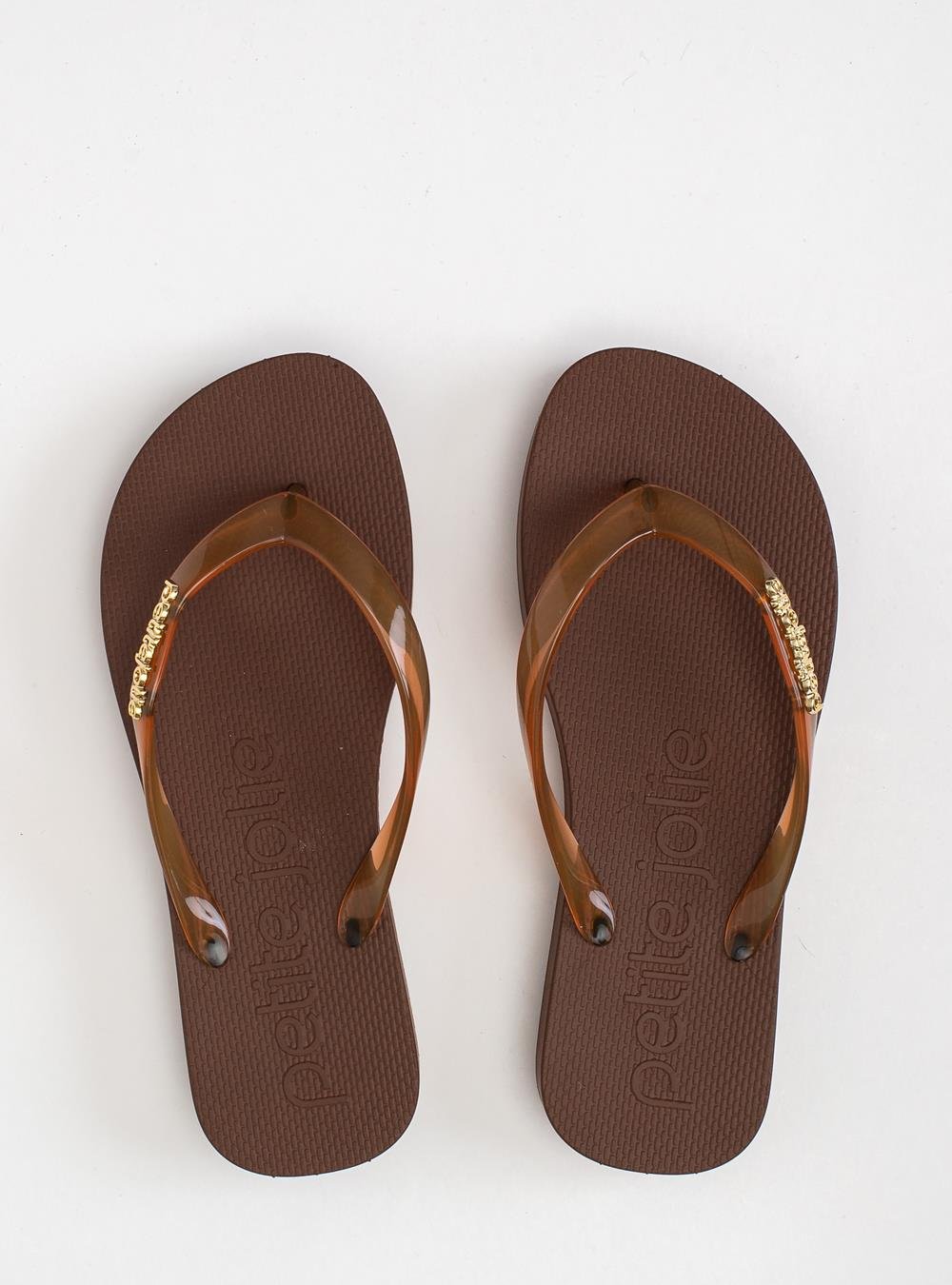 Chinelo Petite Jolie Fresh Up Chocolate PJ7321 Marrom 3