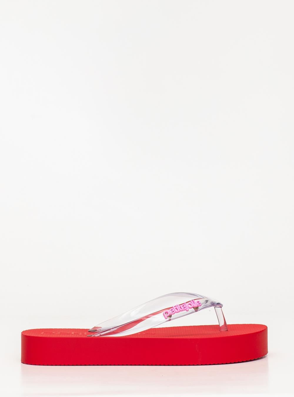 Chinelo Petite Jolie Fresh Up Tomate PJ7321