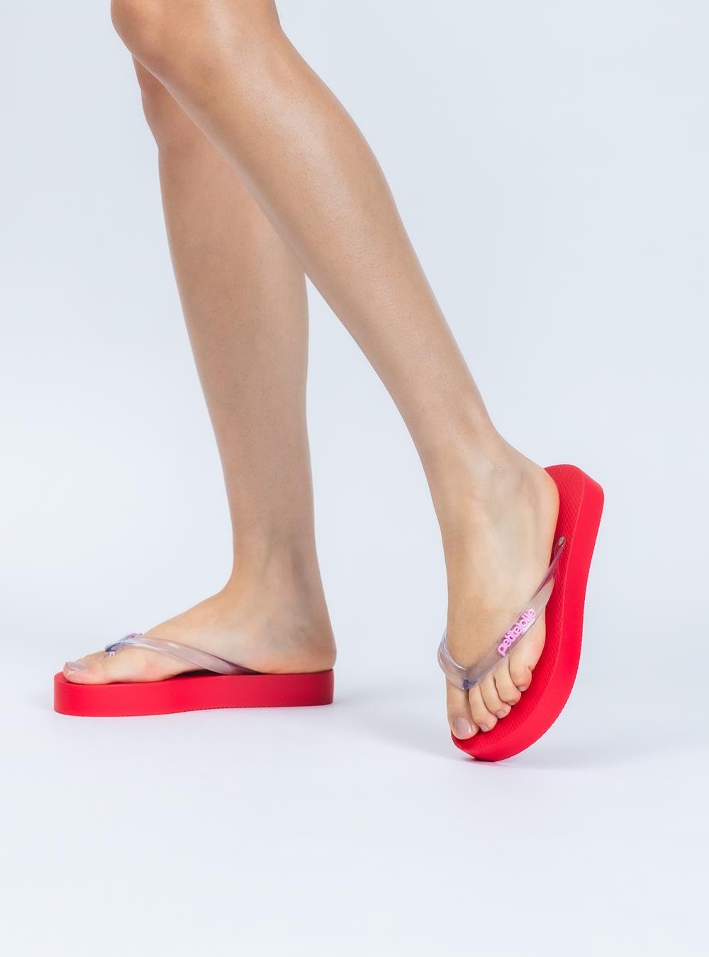 Chinelo Petite Jolie Fresh Up Tomate PJ7321 Vermelho 6