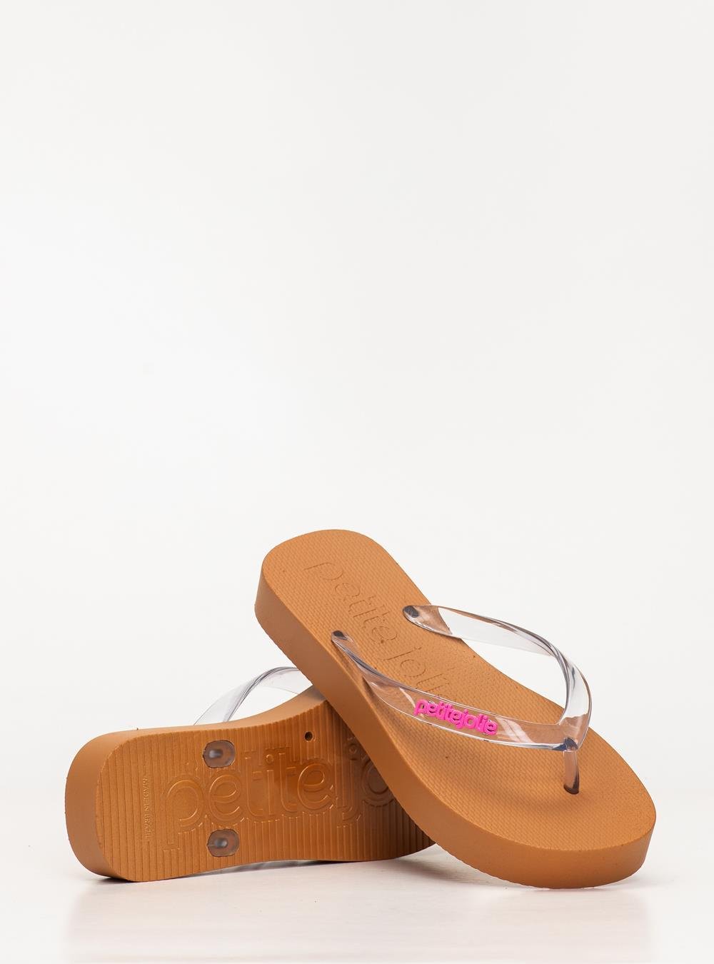 Chinelo Petite Jolie Fresh Up Doce De Leite PJ7321 Caramelo 2