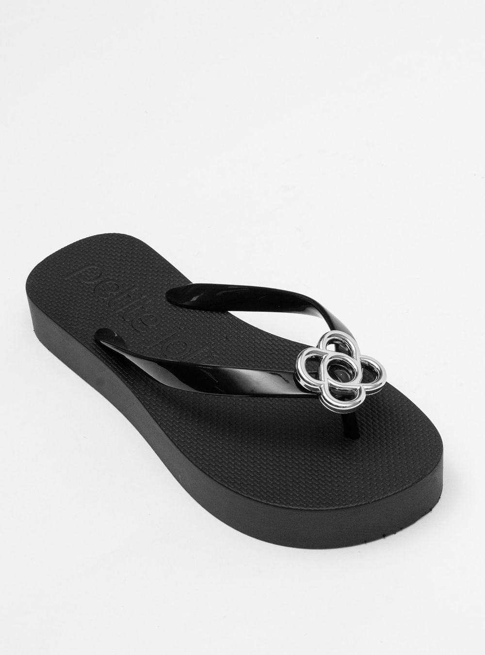 Chinelo Petite Jolie Fresh Up Preto/Grafite PJ7634 Preto 4