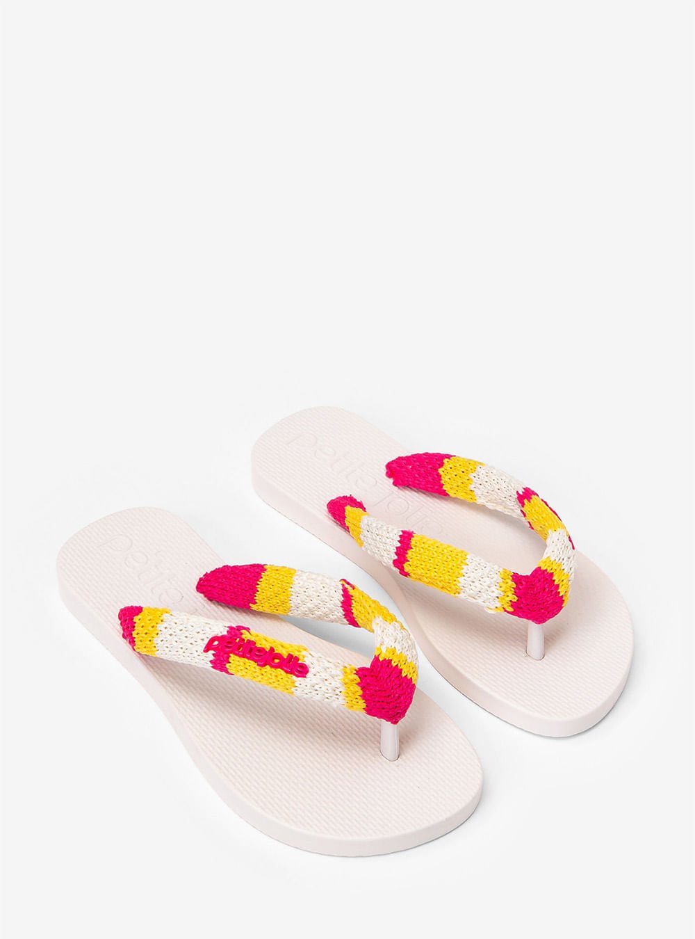 Chinelo Petite Jolie Fresh In White PJ7766IN Branco 2