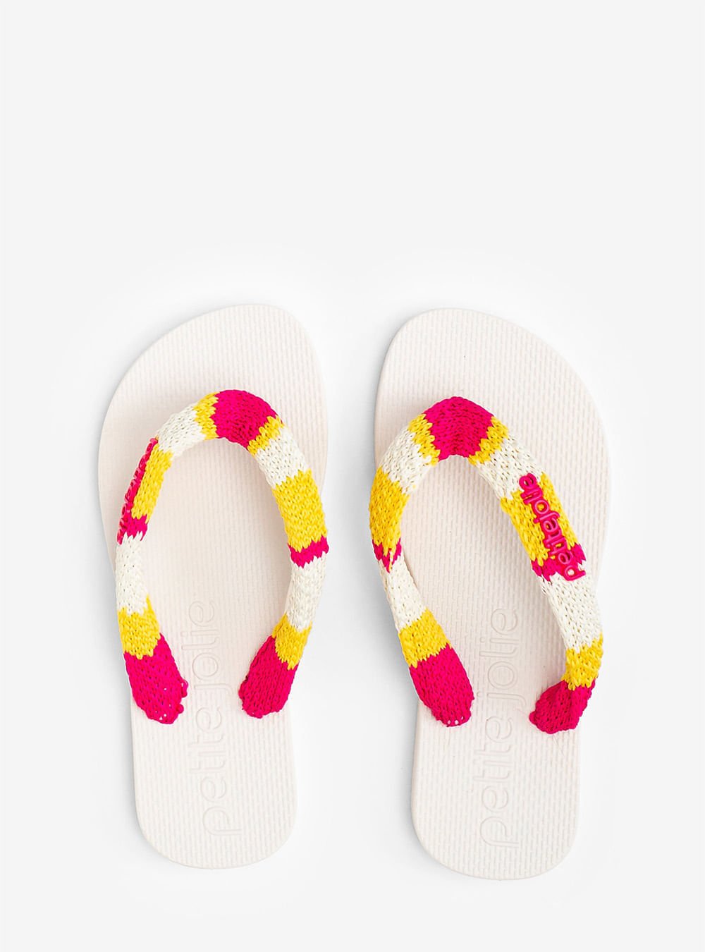 Chinelo Petite Jolie Fresh In White PJ7766IN Branco 3