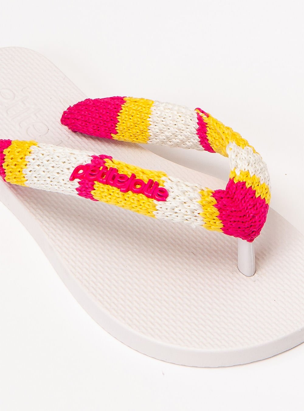 Chinelo Petite Jolie Fresh In White PJ7766IN Branco 4