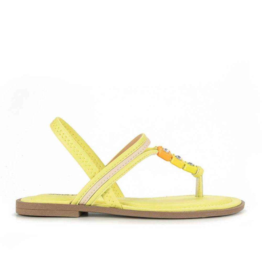 Sandália Pink Cats Infantil Rasteira de Calce Fácil