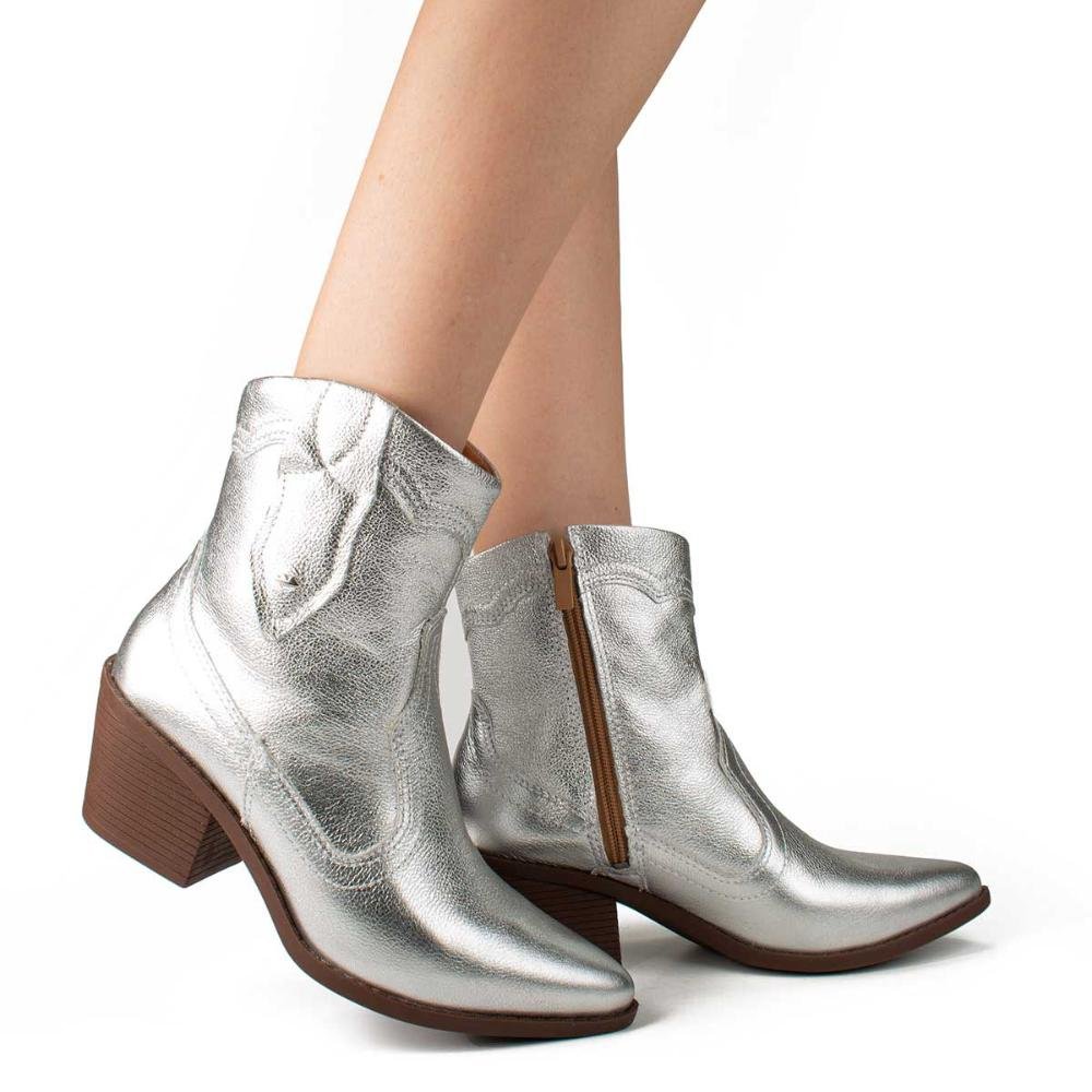 Bota Dakota Country de Cano Curto Prata 2