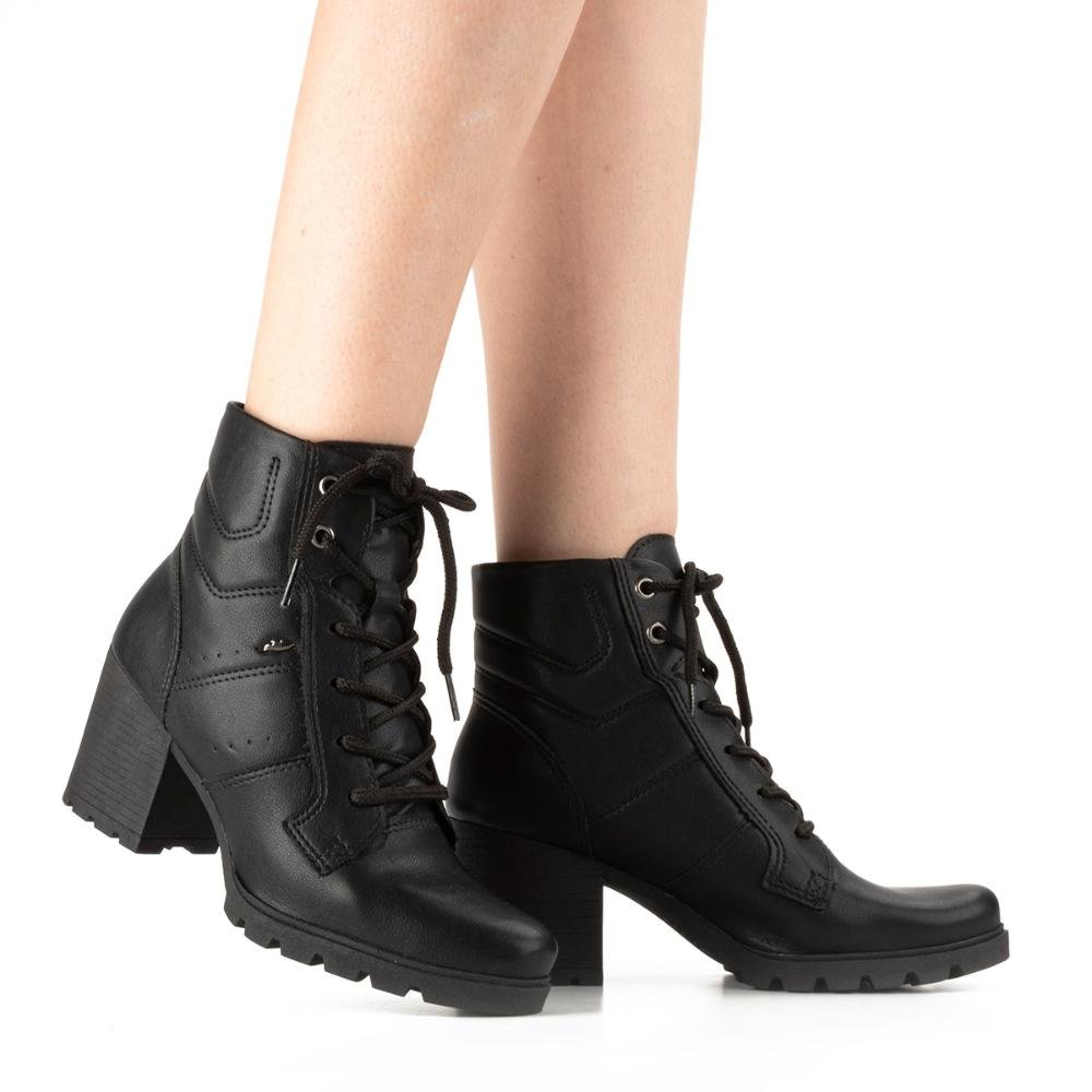 Bota Coturno Dakota de Salto Bloco G5673 Preto 2
