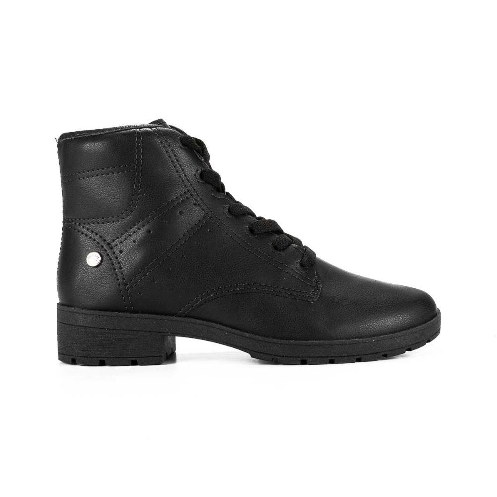 Bota Coturno Pink Cats Infantil Claro V3421 Preto 1