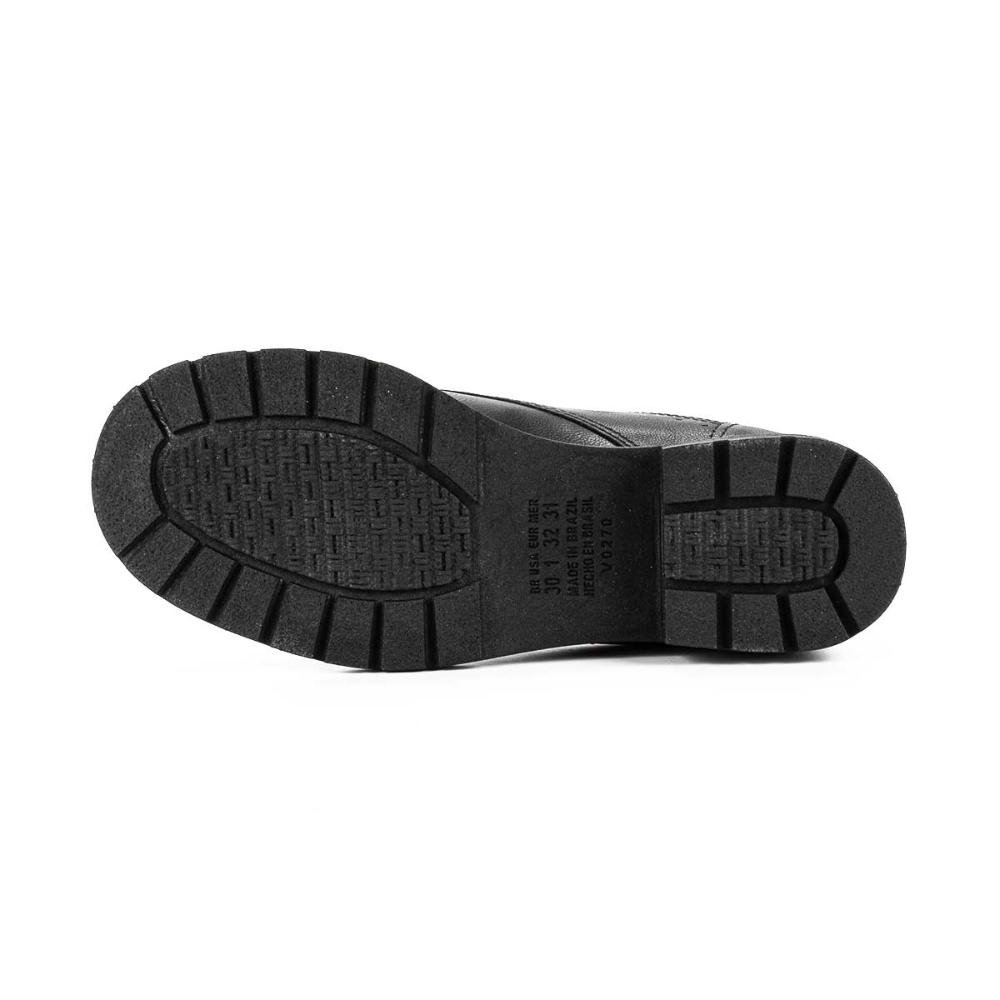 Bota Coturno Pink Cats Infantil Claro Preto 5