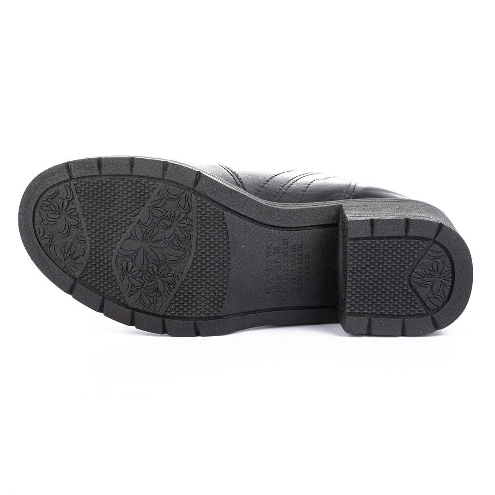Bota Pink Cats Infantil de Cano Curto V3372 Preto 3