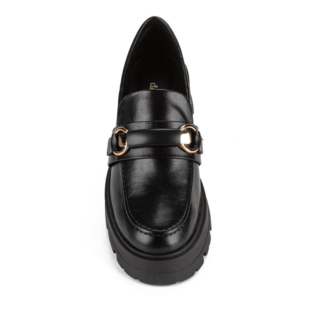 Oxford Dakota Loafer Tratorado Feminino Preto 6