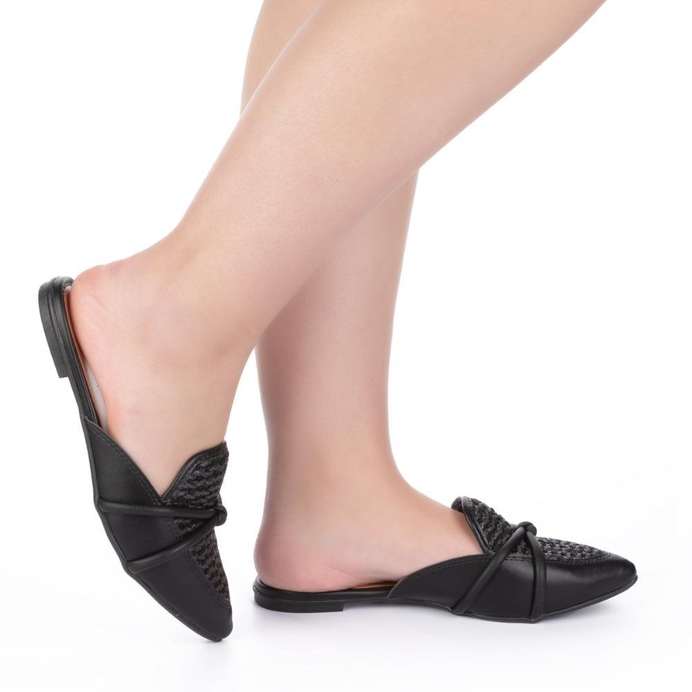 Mule Mississipi Feminino Q9381 Preto 2