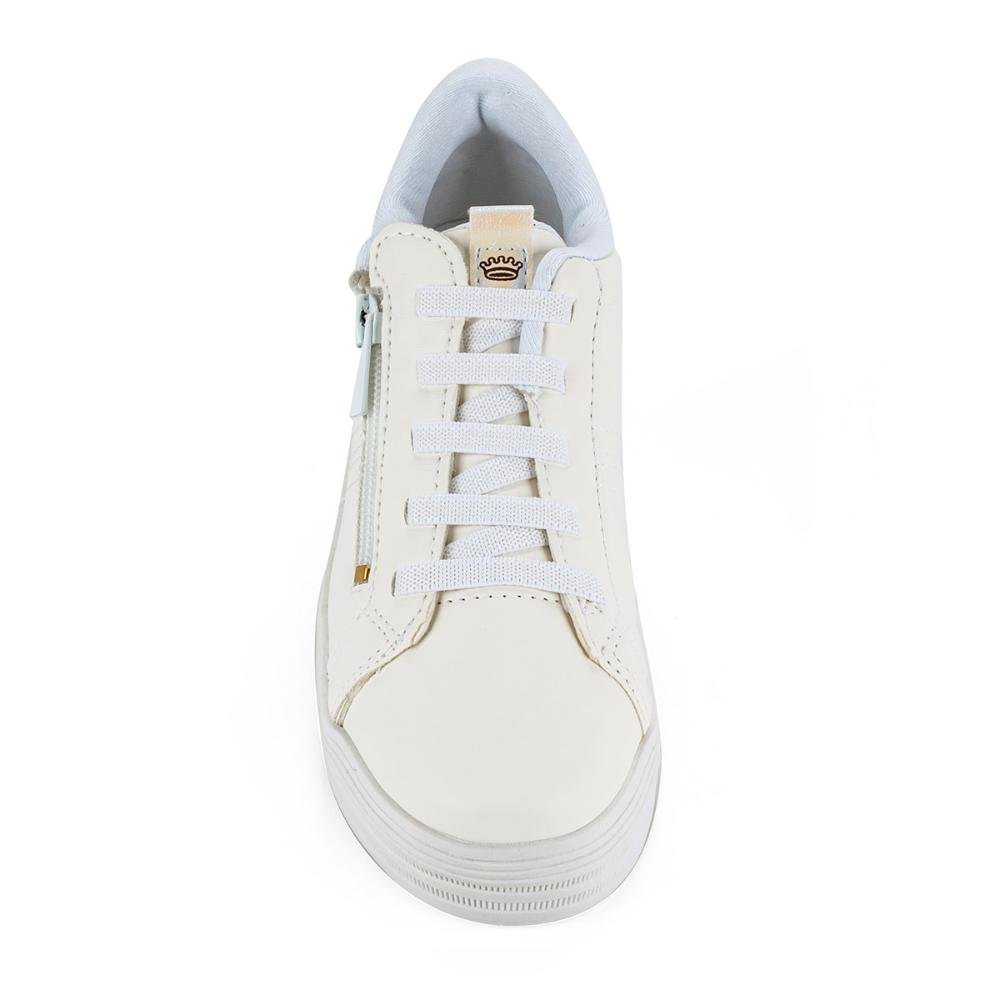 Tênis Pink Cats Infantil Casual Flatform V3325 Branco 5