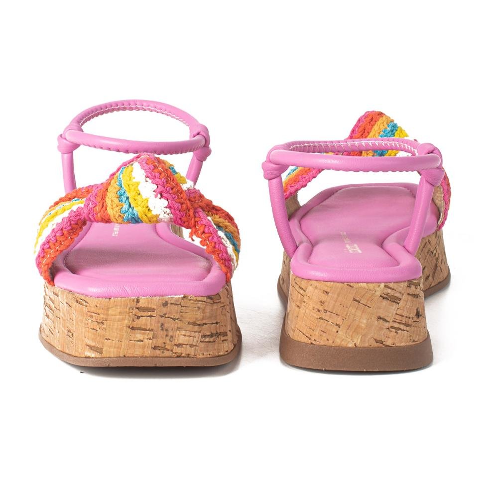 Sandália Dakota Flatform Y6583 Rosa 3