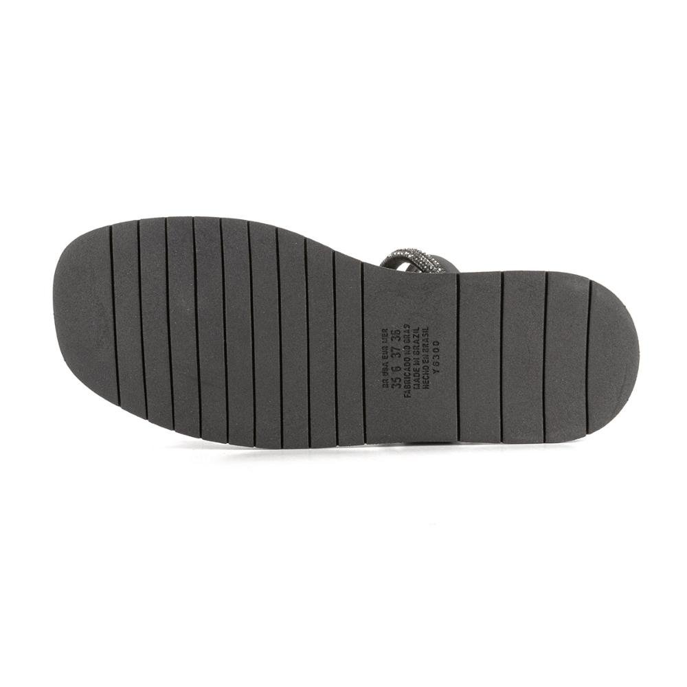 Sandália Dakota Flatform Com Brilhos Preto 5
