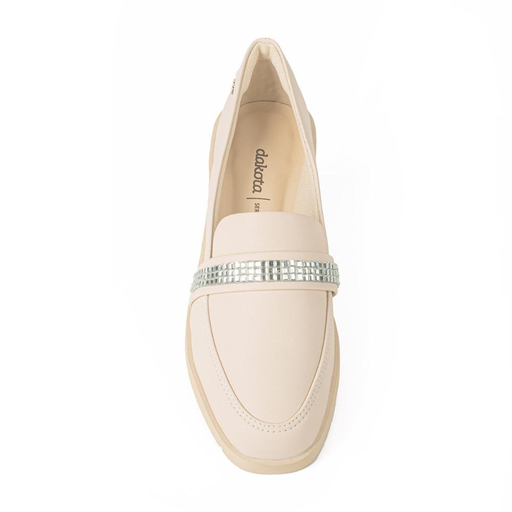 Sapato Dakota Loafer Claro Bege 6