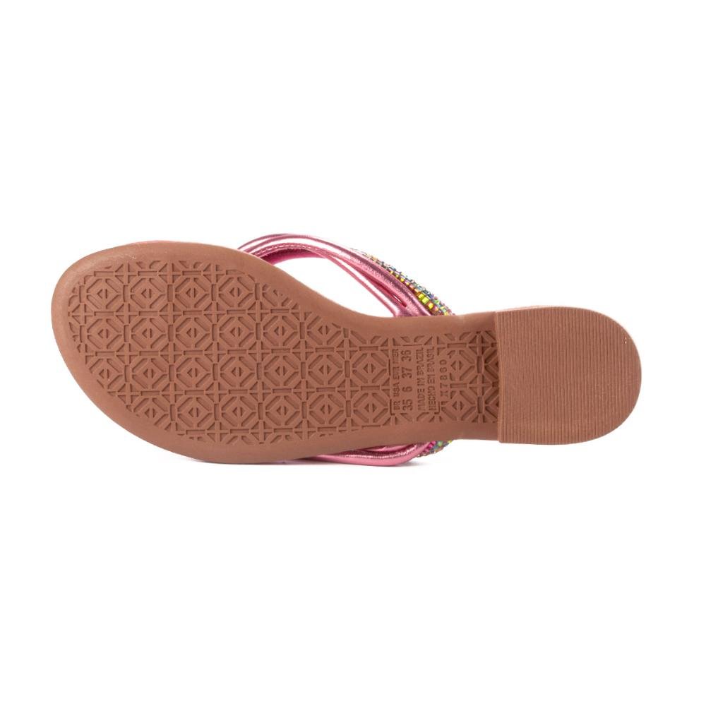 Chinelo Mississipi Com Brilhos Rosa 5