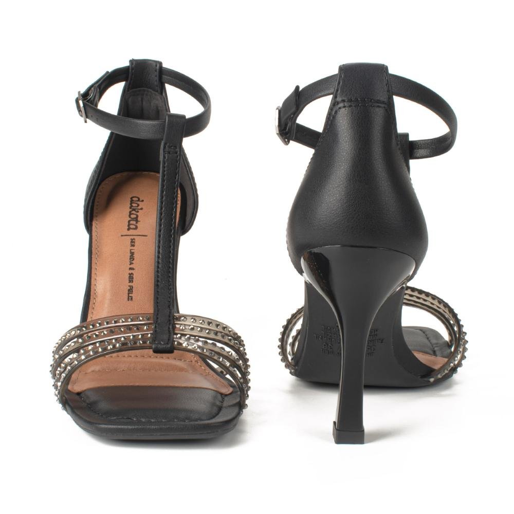 Sandália Dakota de Salto Alto Preto 4