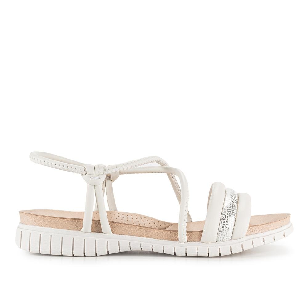 Sandália Campesí Flatform Branco 1
