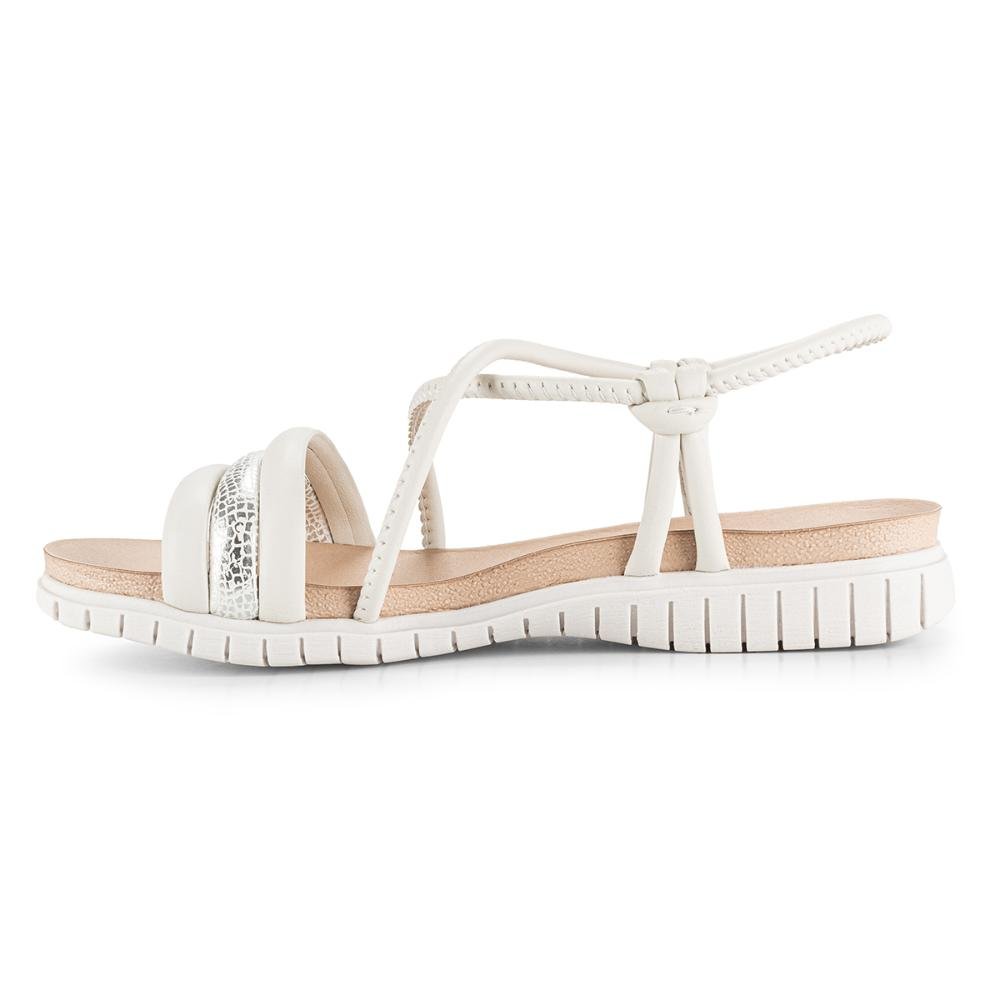 Sandália Campesí Flatform Branco 3