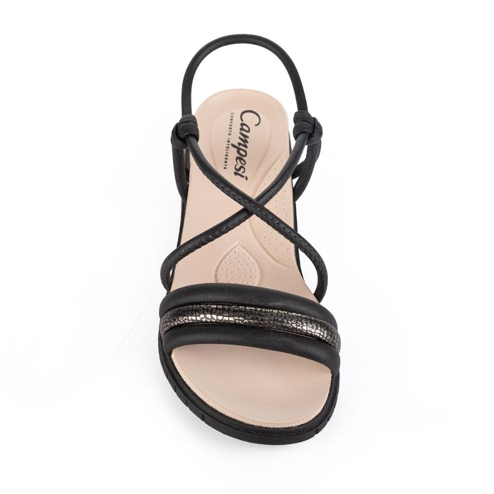 Sandália Campesí Flatform Preto 6