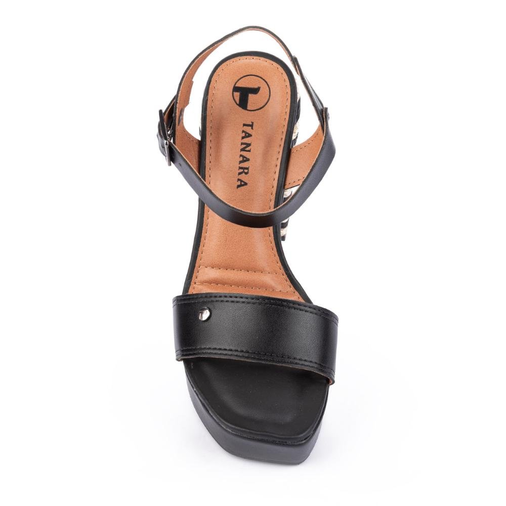 Sandália Tanara de Salto Bloco Preto 5