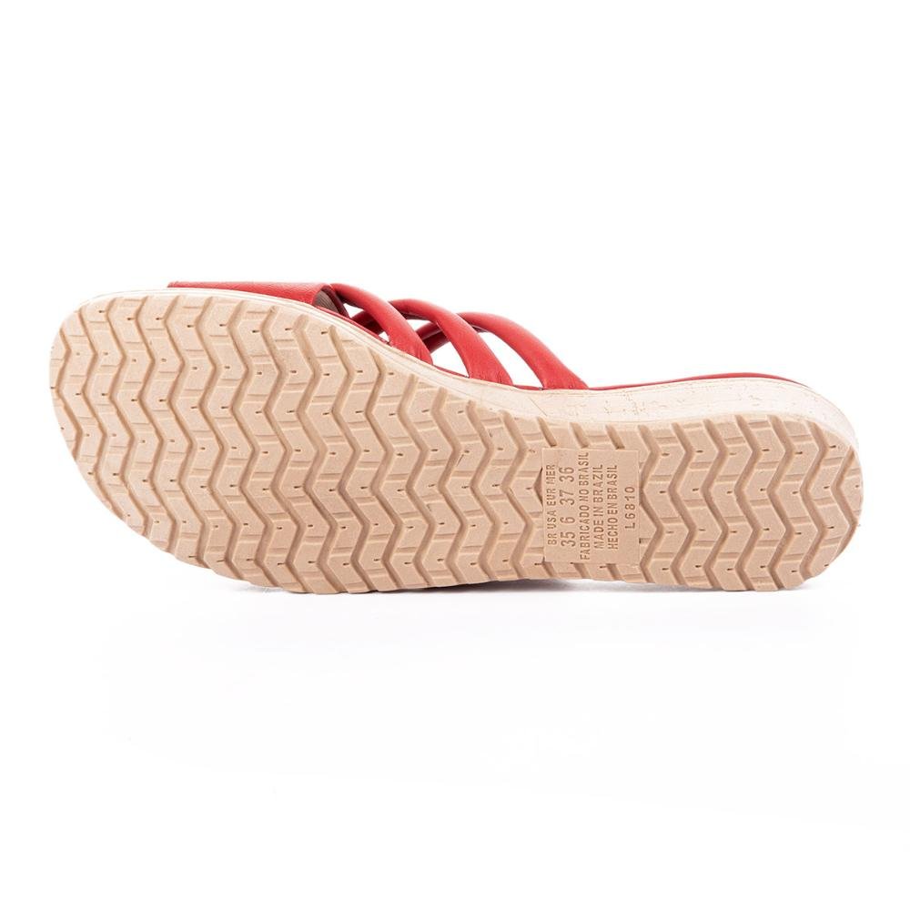 Tamanco Campesí Anabela Vermelho 5