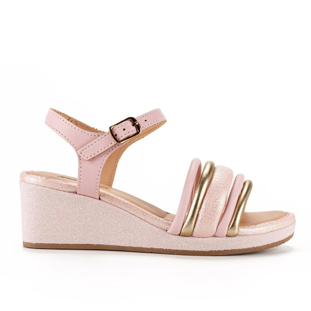 Sandália Pink Cats Infantil Anabela
