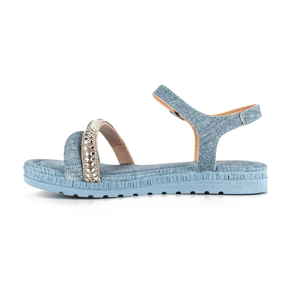 Sandália Pink Cats Infantil Flatform Azul 2